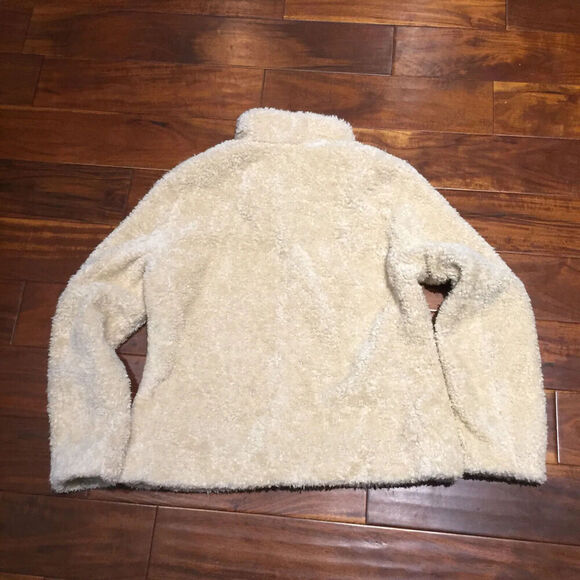 Pendleton Women's Jacket Size Medium Sherpa White Full Zip Wool Lined Sherpa - Picture 8 of 9